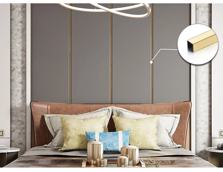 7 stainless steel wall U shape trim