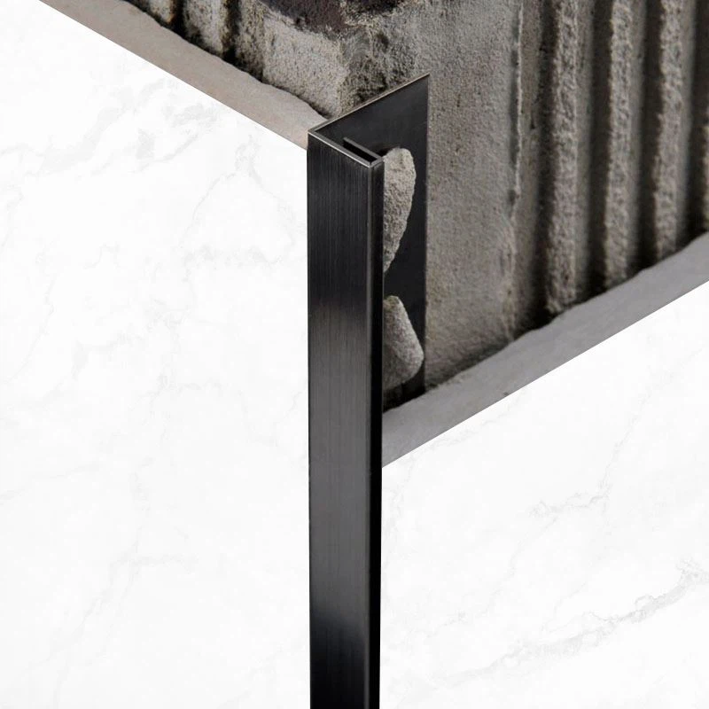 7. brushed stainless steel trim strips