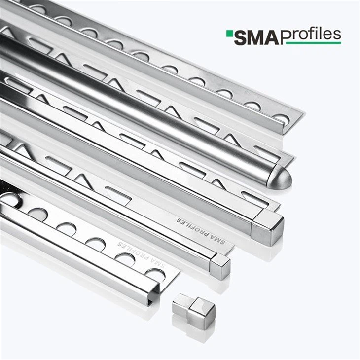 external stainless steel tile trim