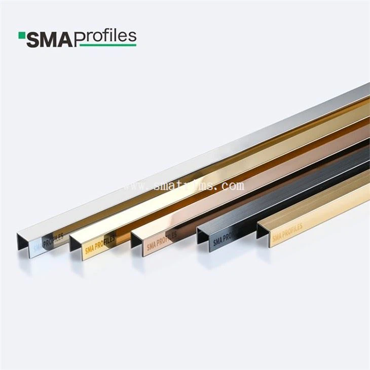 u shaped metal edge trim