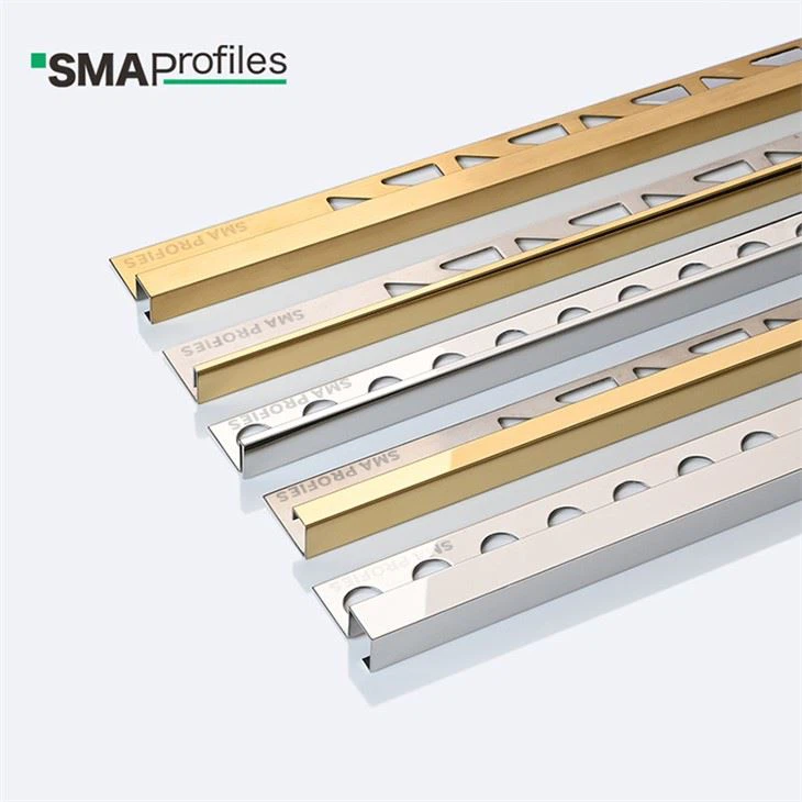 external stainless steel tile trim